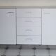 Bahut blanc Ligne Roset modèle Travel