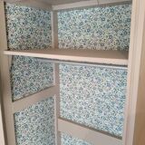 Vintage asymmetrical wardrobe