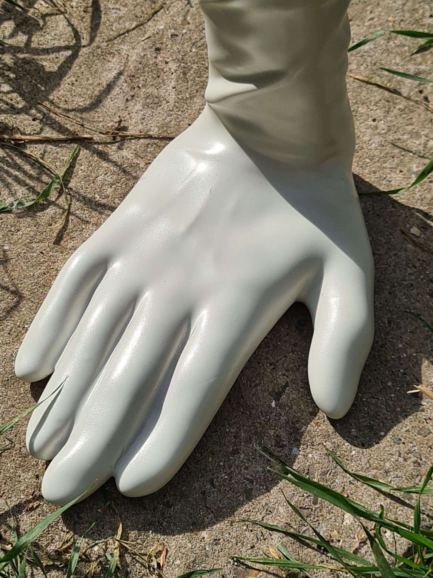 Glove vase said Audrey Hepburn