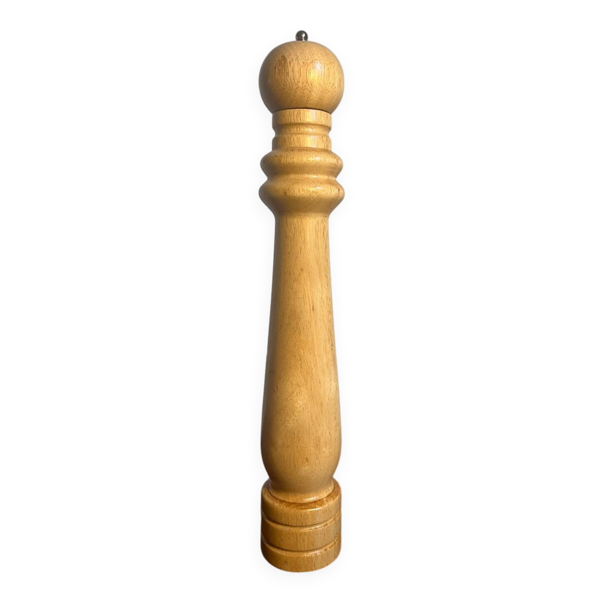 XL pepper mill in natural wood from the 80s