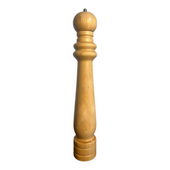 Poivrier XL en bois naturel année 80