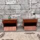 Pair of bedside tables, end of vintage sofa, old 1950