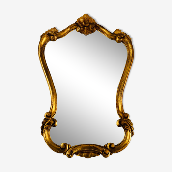 Miroir doré ancien style baroque