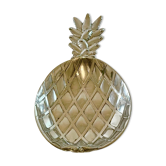 Empty pineapple pocket in silver metal