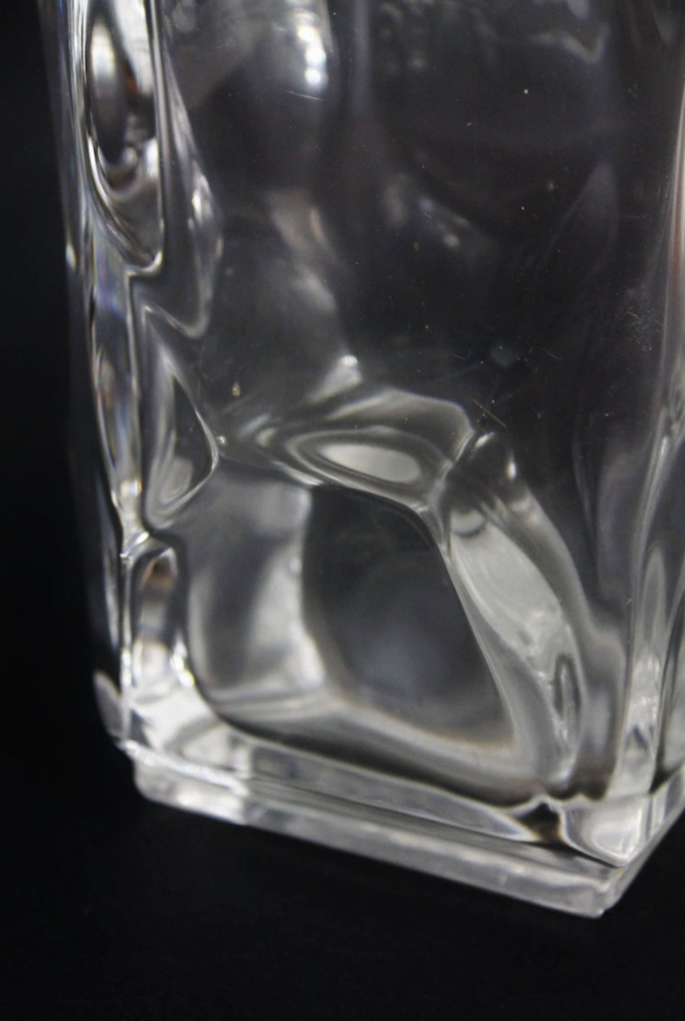 Vase en Cristal Vintage, 1950