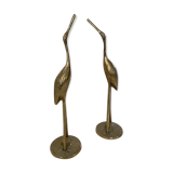 Brass heron duo