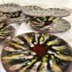 Saint Jean de Bretagne earthenware dessert plates