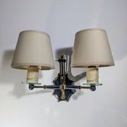 Pair of sputnik wall lights 1950
