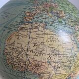Globe terrestre, mappemonde en verre Colomb édition politique, 1950