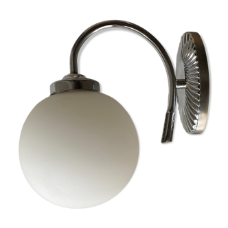 Old wall lamp in vintage opaline wall lamp