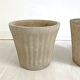 Set of 3 garden pots in Fibrocement 70's