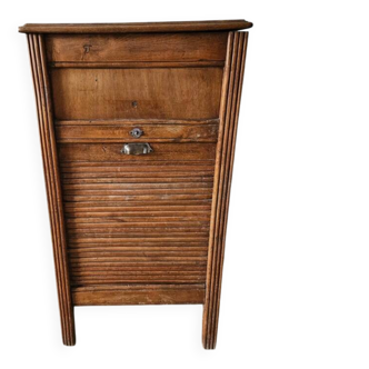 Old sliding phonograph cabinet