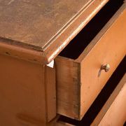Antique chest of drawers with ochre patina (c.1920)