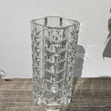 Classic transparent glass vase