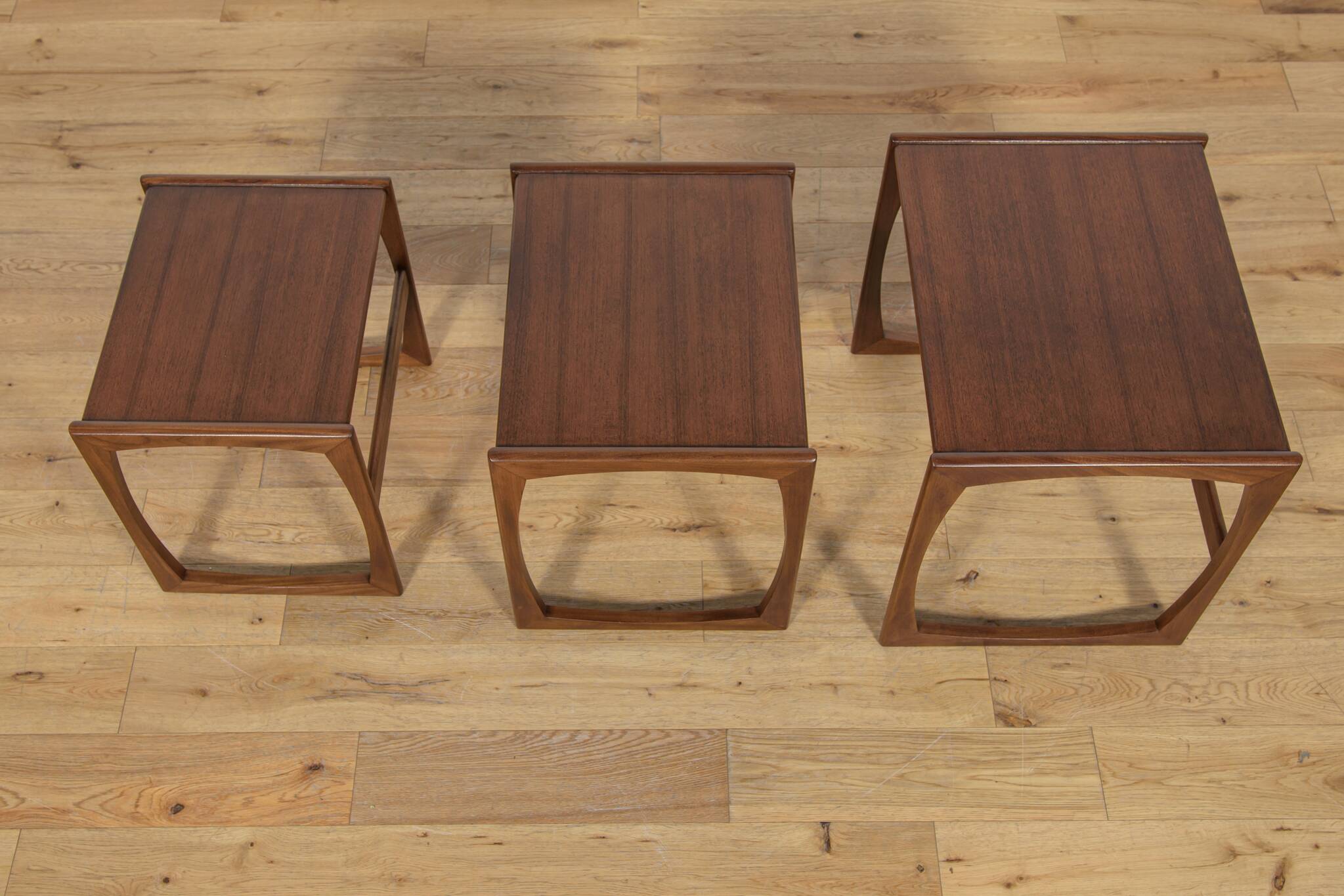 Mid-Century Teak Nesting Tables by R. Benett for G-Plan, United Knigdom, 1970s, Set of 3