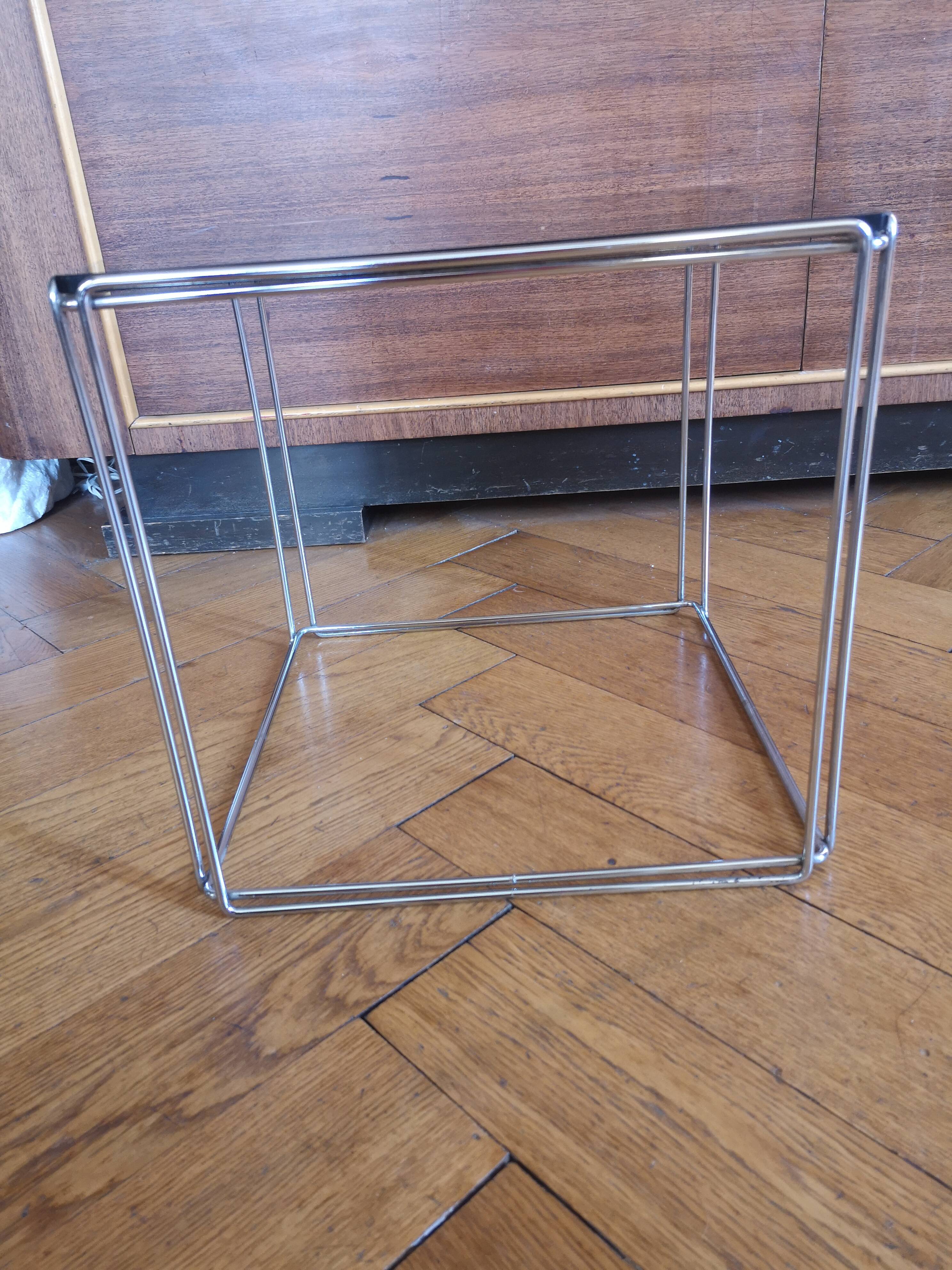 Max Sauze chrome coffee table