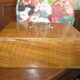 Box safe hard metal imitation wood