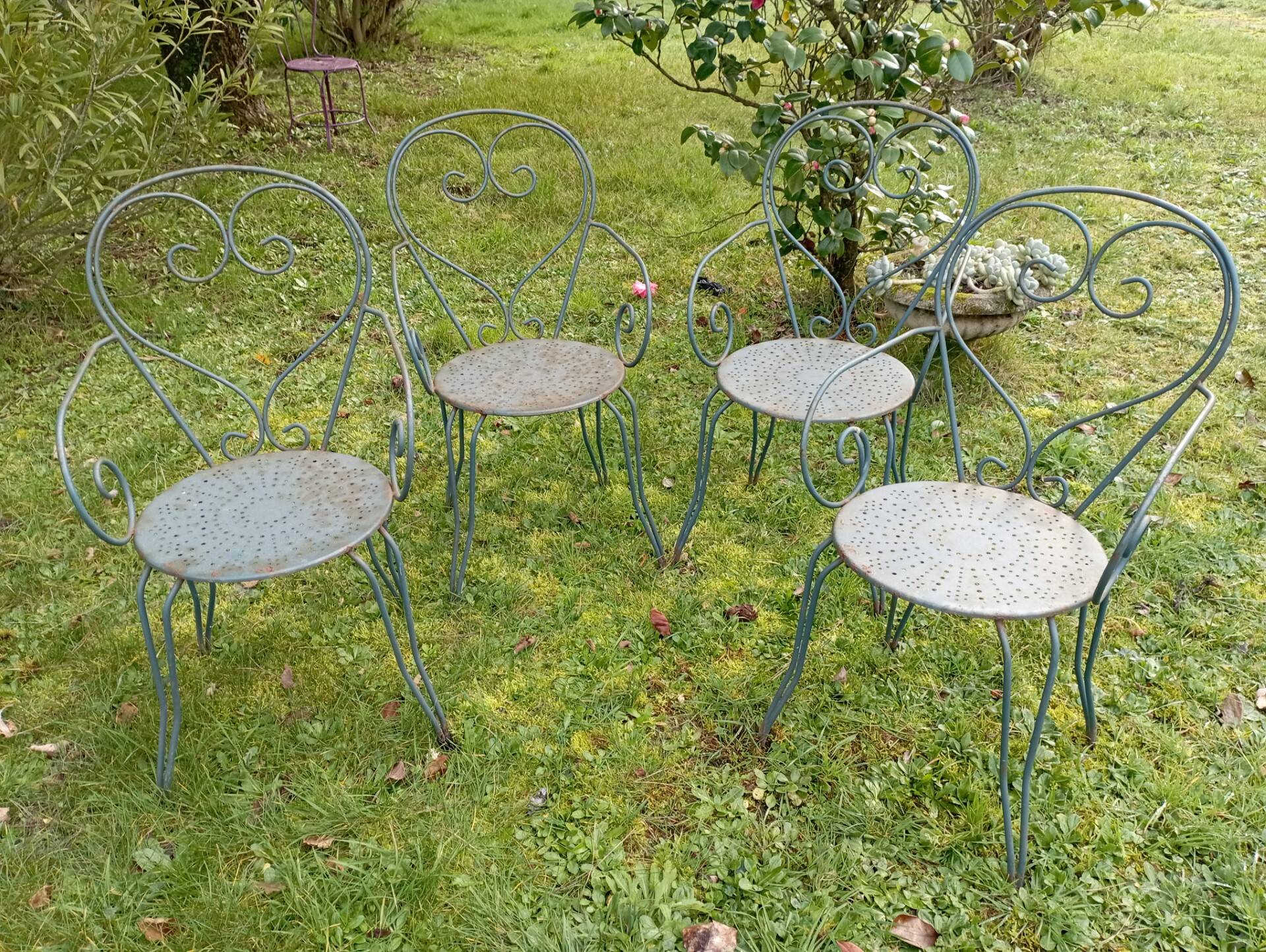 Old garden chairs