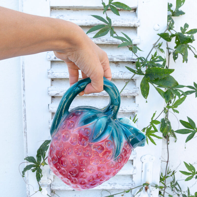 Decanter strawberry slurry