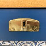 Table basse bleue
