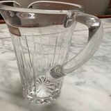 Crystal jug pitcher from Saint Louis France