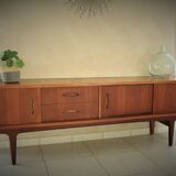 Scandinavian design enfilade in teak