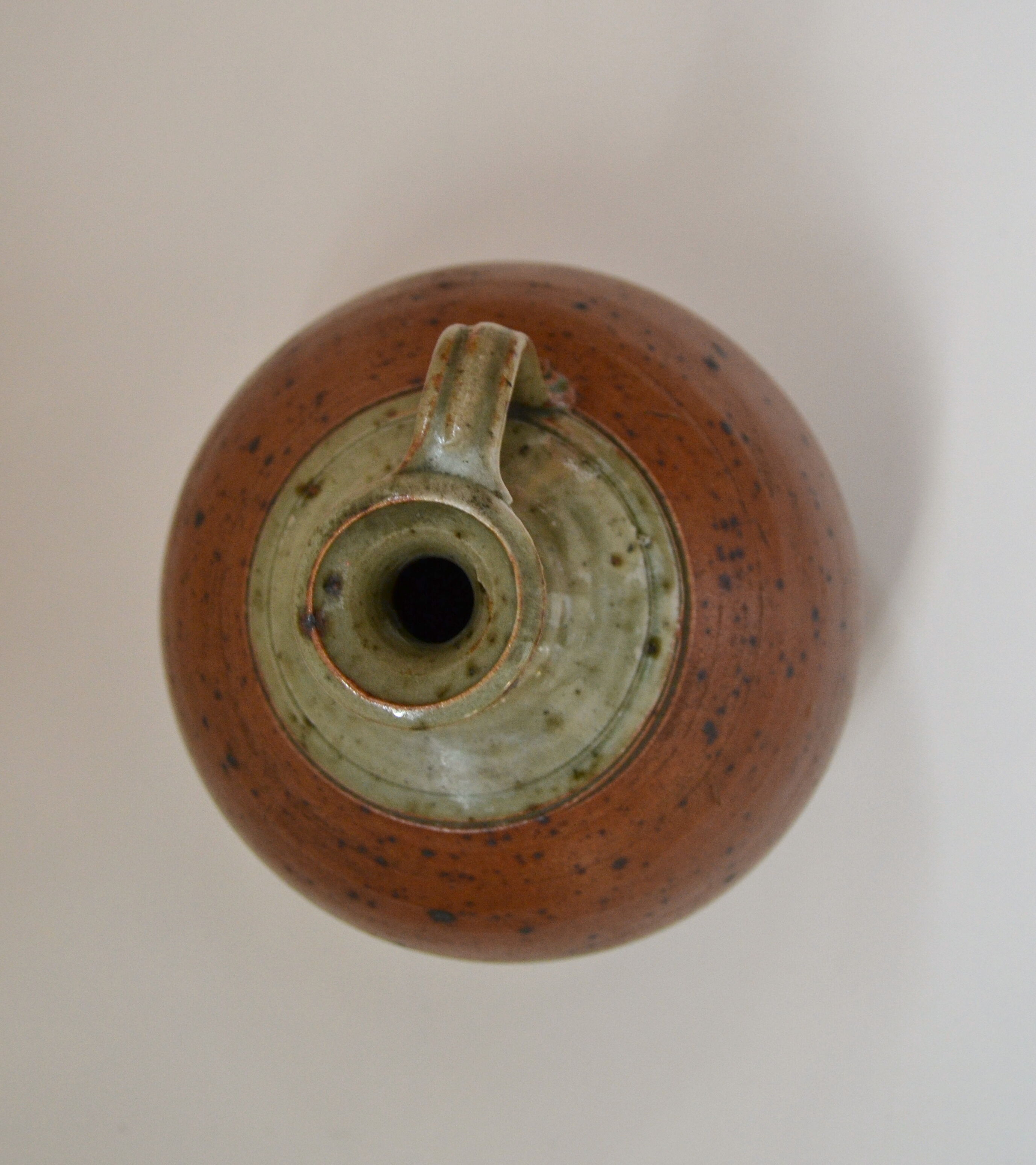 Cruche en grès émaillé de Rémi Bonhert céramique à La Borne