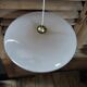 Suspension art deco globe in glass chrome chrome vintage