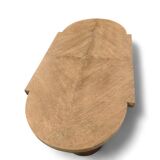 Petit meuble bar art déco vintage incurvé / meuble à thé / vitrine