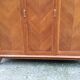 Vintage wardrobe compass feet with 3 sliding oak doors.