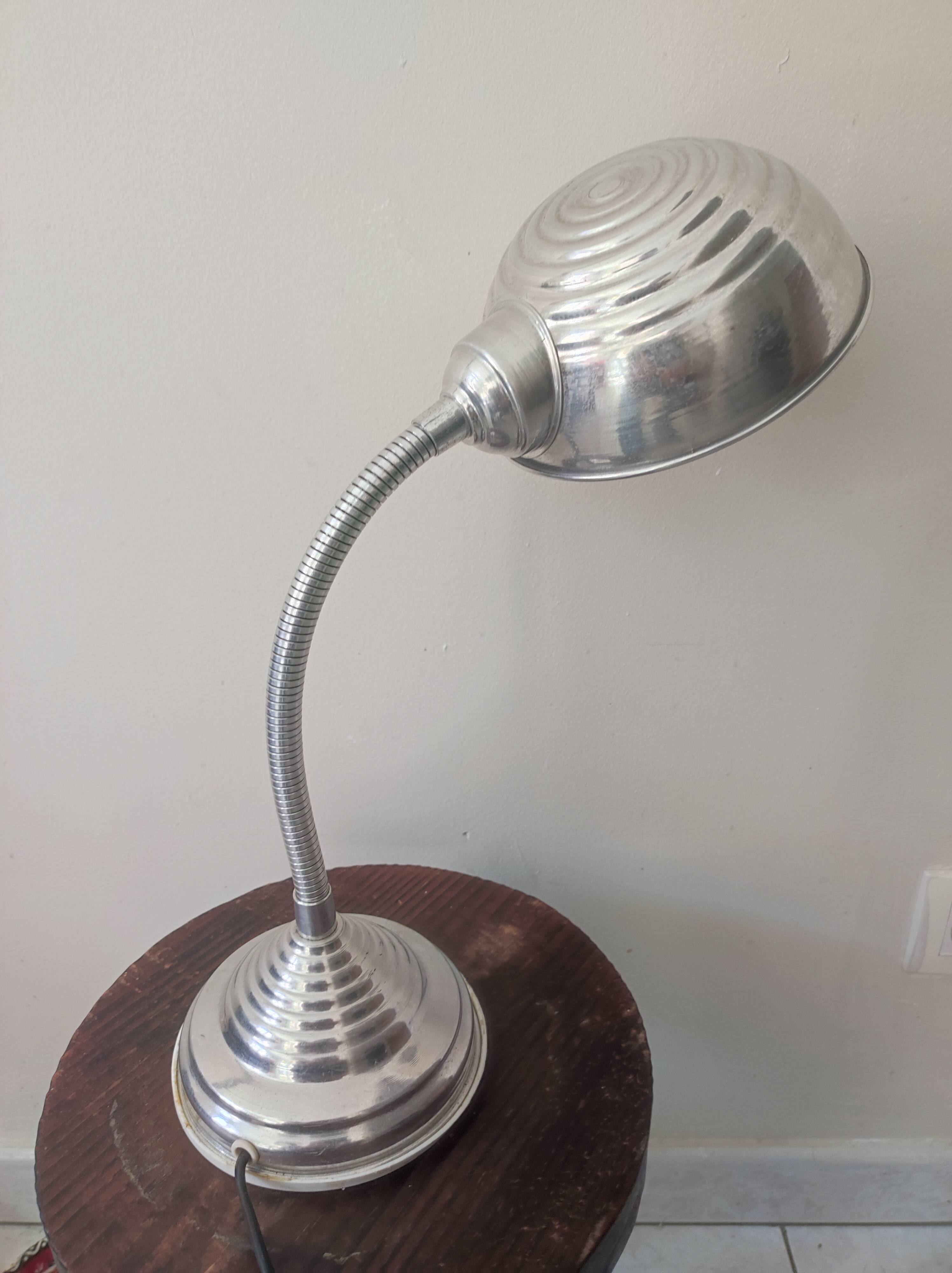 Desk lamp articulated workshop vintage art deco