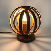 Modular lamp design in wood ENAOL