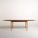 Extendable oak dining table, Scandinavia, 1960s