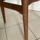 Fauteuil vintage modèle 213 en teck et simili cuir par Th. Harlev pour Farstrup Møbler