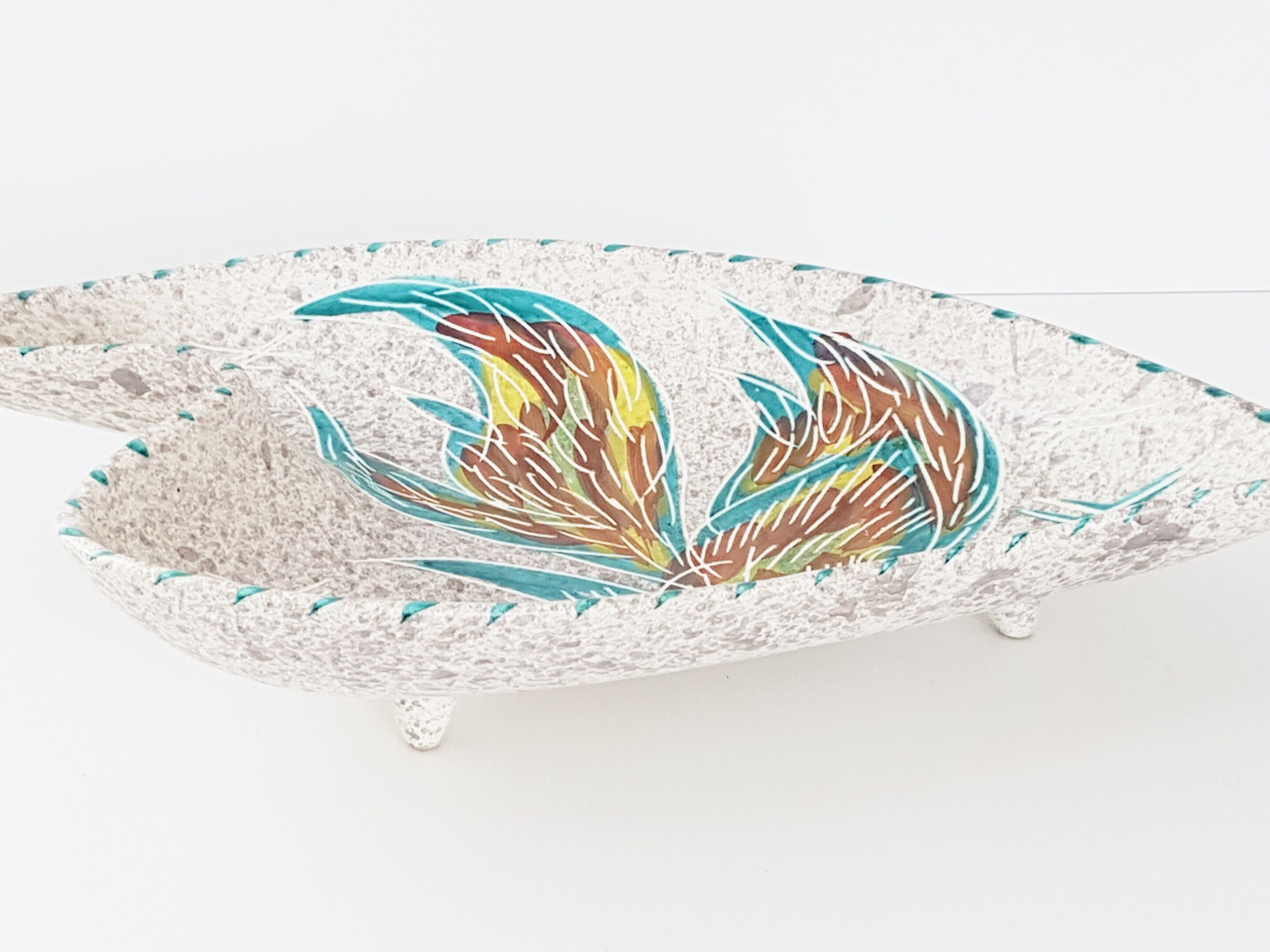 Coupe à fruits tripode Vallauris 1950