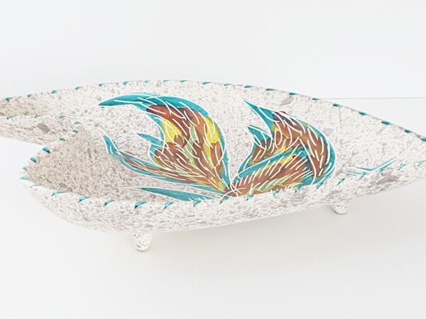Coupe à fruits tripode Vallauris 1950
