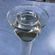 Art deco glass candle holder from the 30s