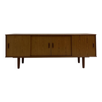 large vintage teak sideboard with sliding doors