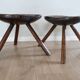 2 Tabourets Tripodes de Berger, de Vacher, Début du XXème siècle