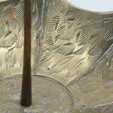 Umbrella brass trinket bowl