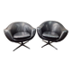 Vintage balloon shell armchair