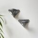 Vintage cast aluminum wall hooks