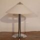Scandinavian vintage lamp in chrome and acrylic from Nafa 1970