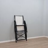 Vintage Italian design folding deck chair 1970s
