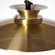 Brass Pendant Light, Denmark 1980s