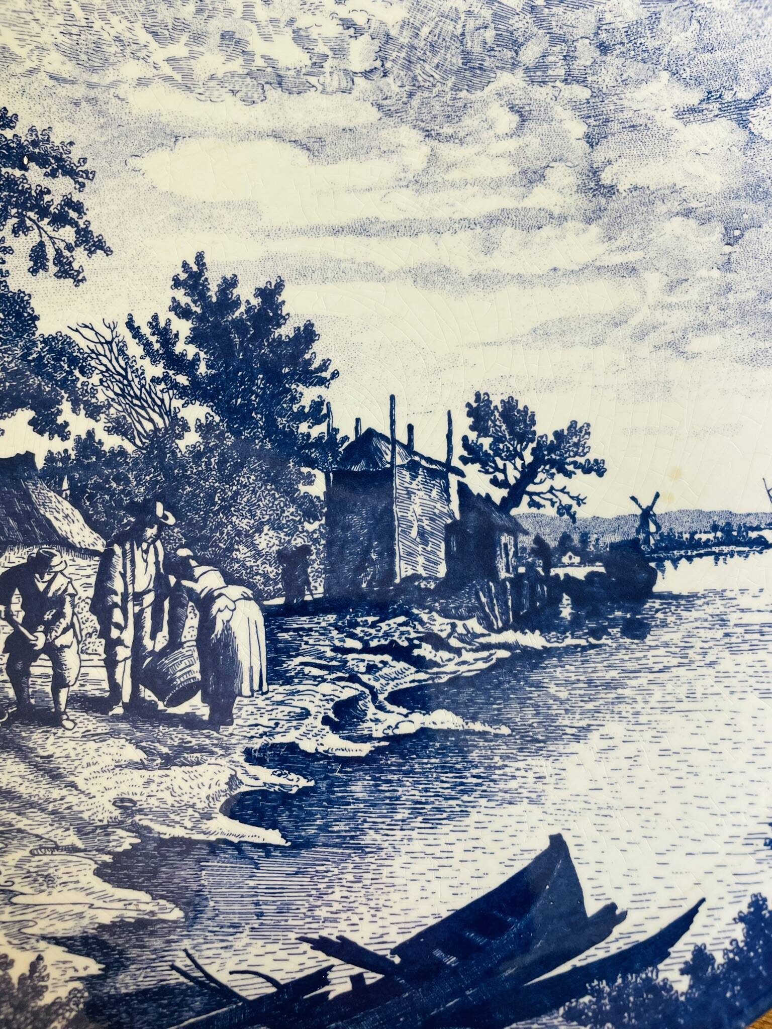 Decorative plate De Lente N°5 Delfts Brauw Holland