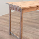 Long Industrial Table