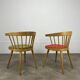 Pair of Baumann 740 office chairs, slatted models, 1960s