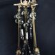 Lustre 6 lights in Crystal, Bronze, and Earthenware