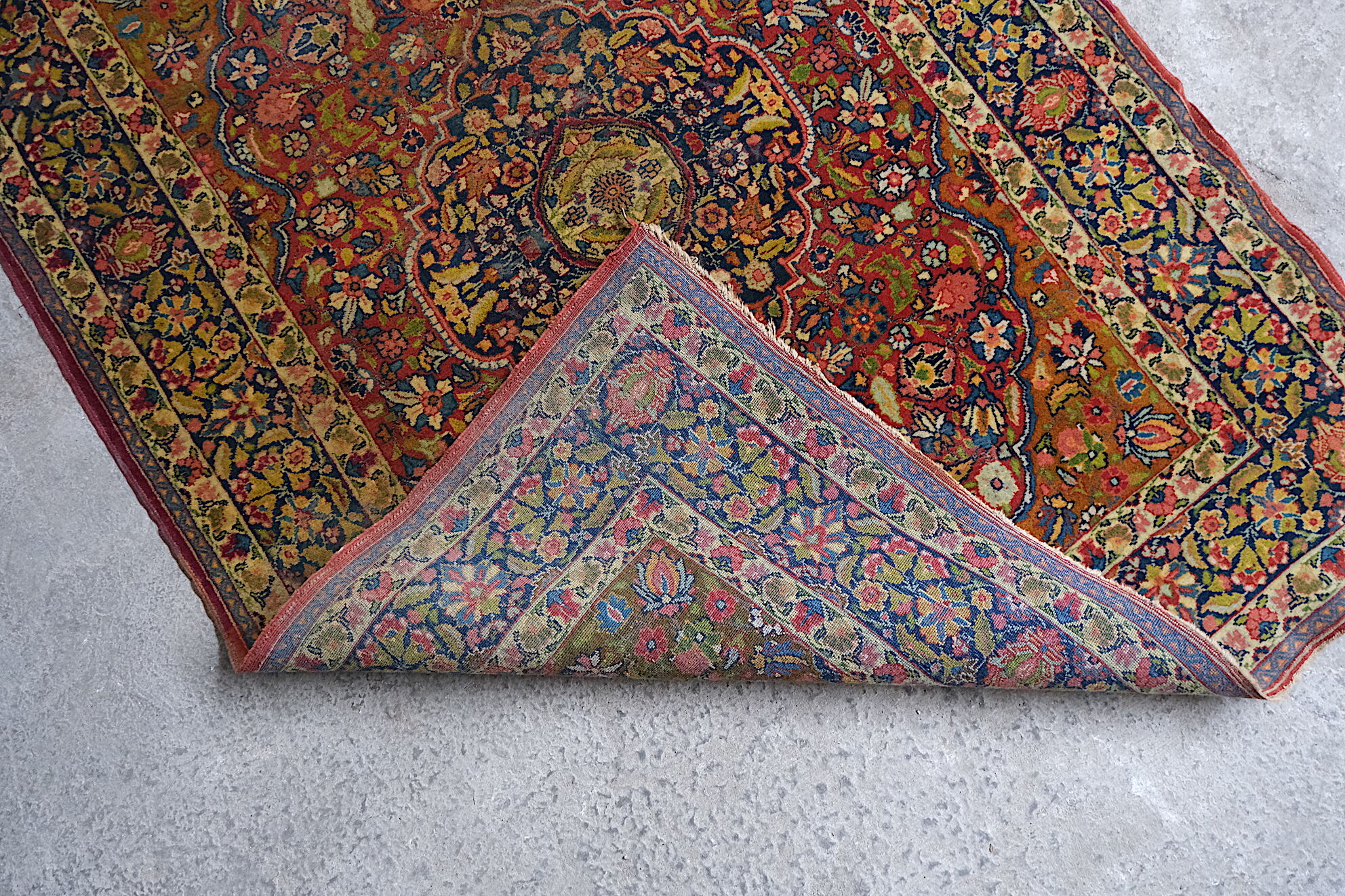 Ancient Persian Carpet, Hand Made, 1920's